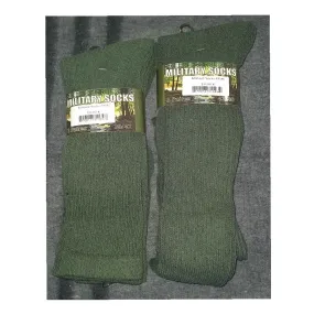 LOT DE 3 PAIRES DE CHAUSSETTES MILITARY SOCKS VERT
