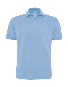 Polo lourd manches courtes - homme - PU422 - bleu ciel 